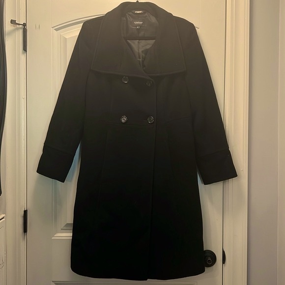 Ellen Tracy Jackets & Blazers - Women’s Ellen Tracy Black Car Coat‎ Size 6